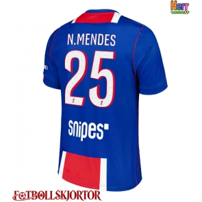 Paris Saint-Germain Nuno Mendes #25 Hemmatröja 2026-27 Kortärmad